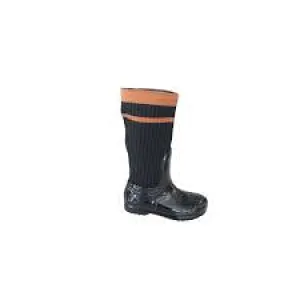 SALE Lolit K888 Ribbed Sock with Brown Stripes Winter Boot