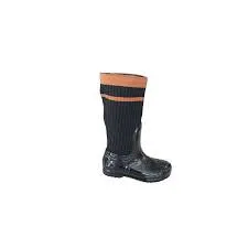 SALE Lolit K888 Ribbed Sock with Brown Stripes Winter Boot