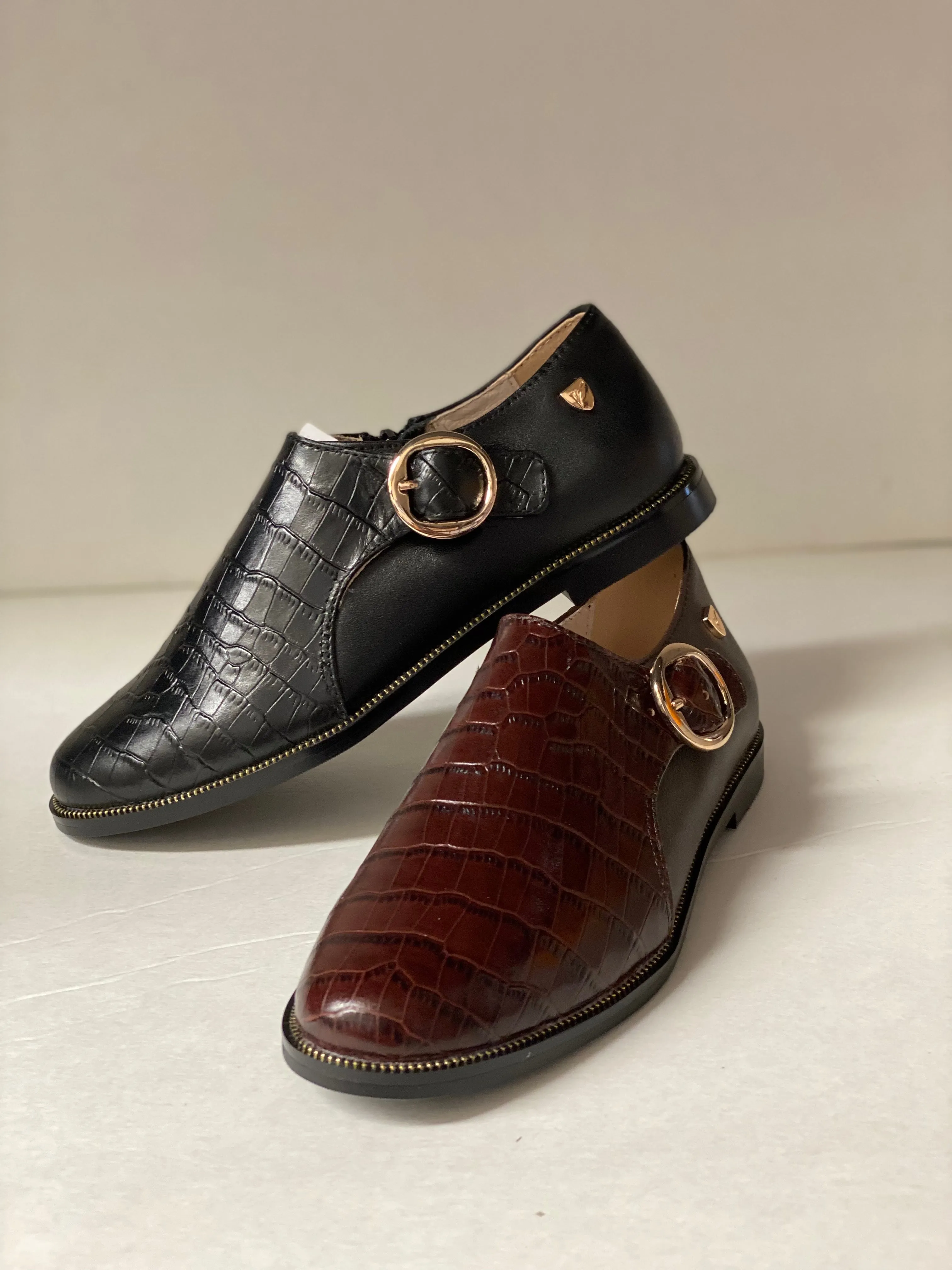 SALE Venettini Lane Buckle Side Ankle Shoe