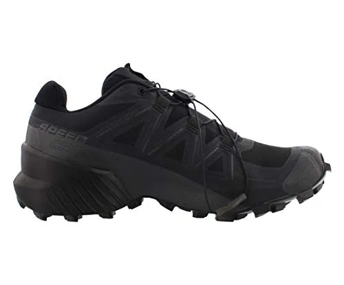 Salomon men's Speedcross 5 Trail Running, Black/Black/Phantom, 10.5 US