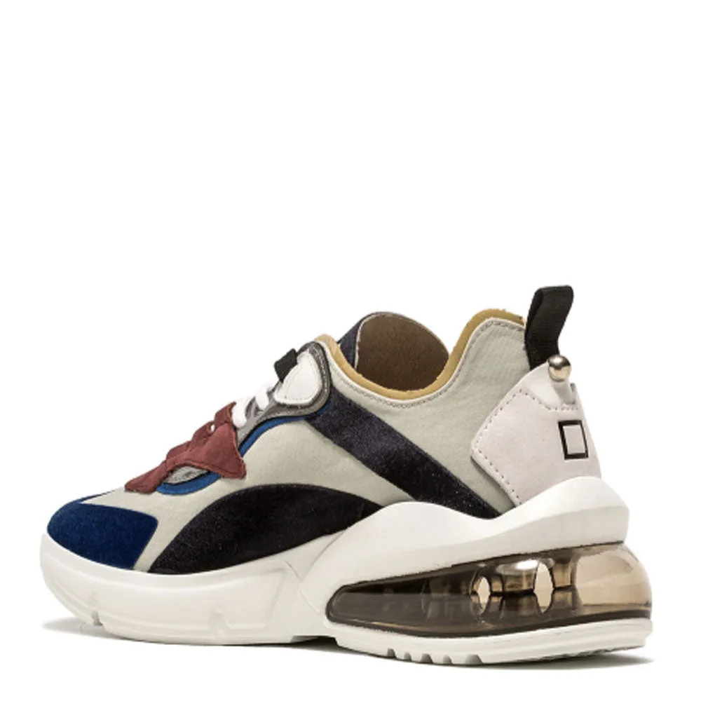 Scarpe Donna D.A.T.E. Sneakers linea Aura Silk colore Pearl