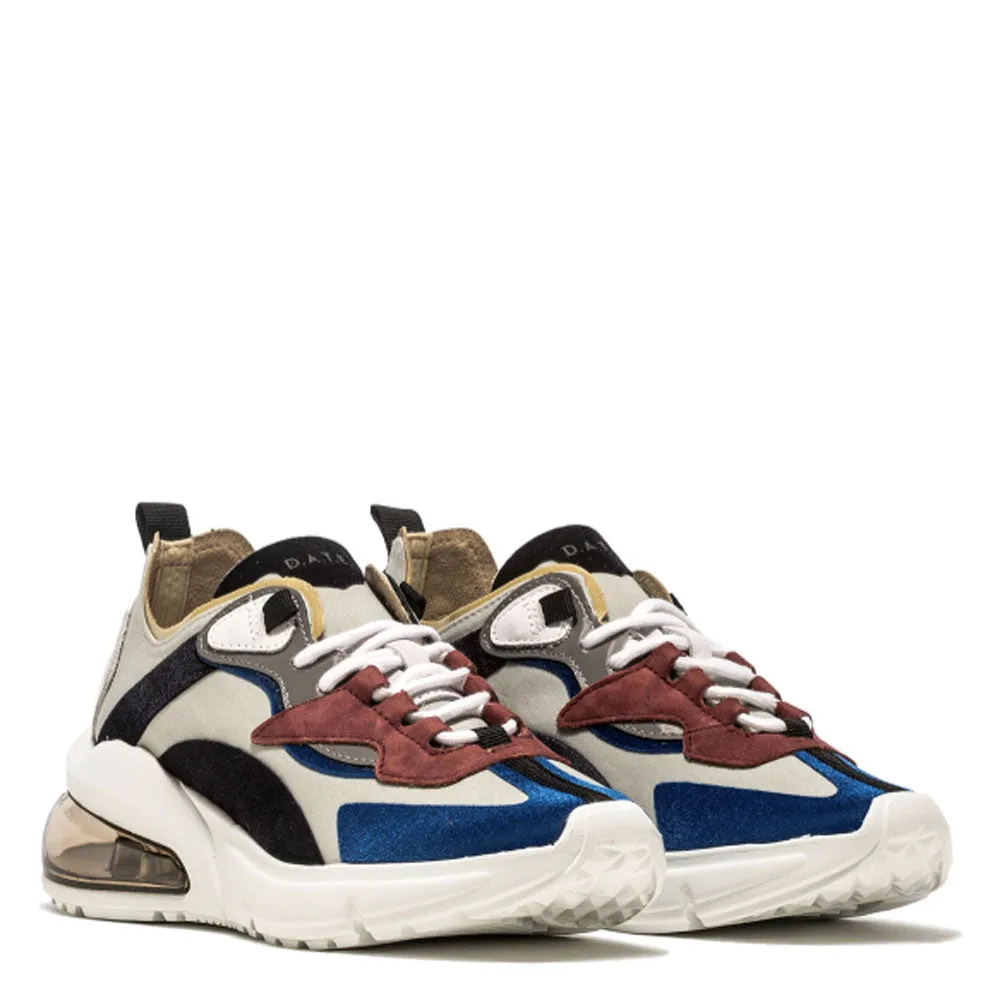 Scarpe Donna D.A.T.E. Sneakers linea Aura Silk colore Pearl