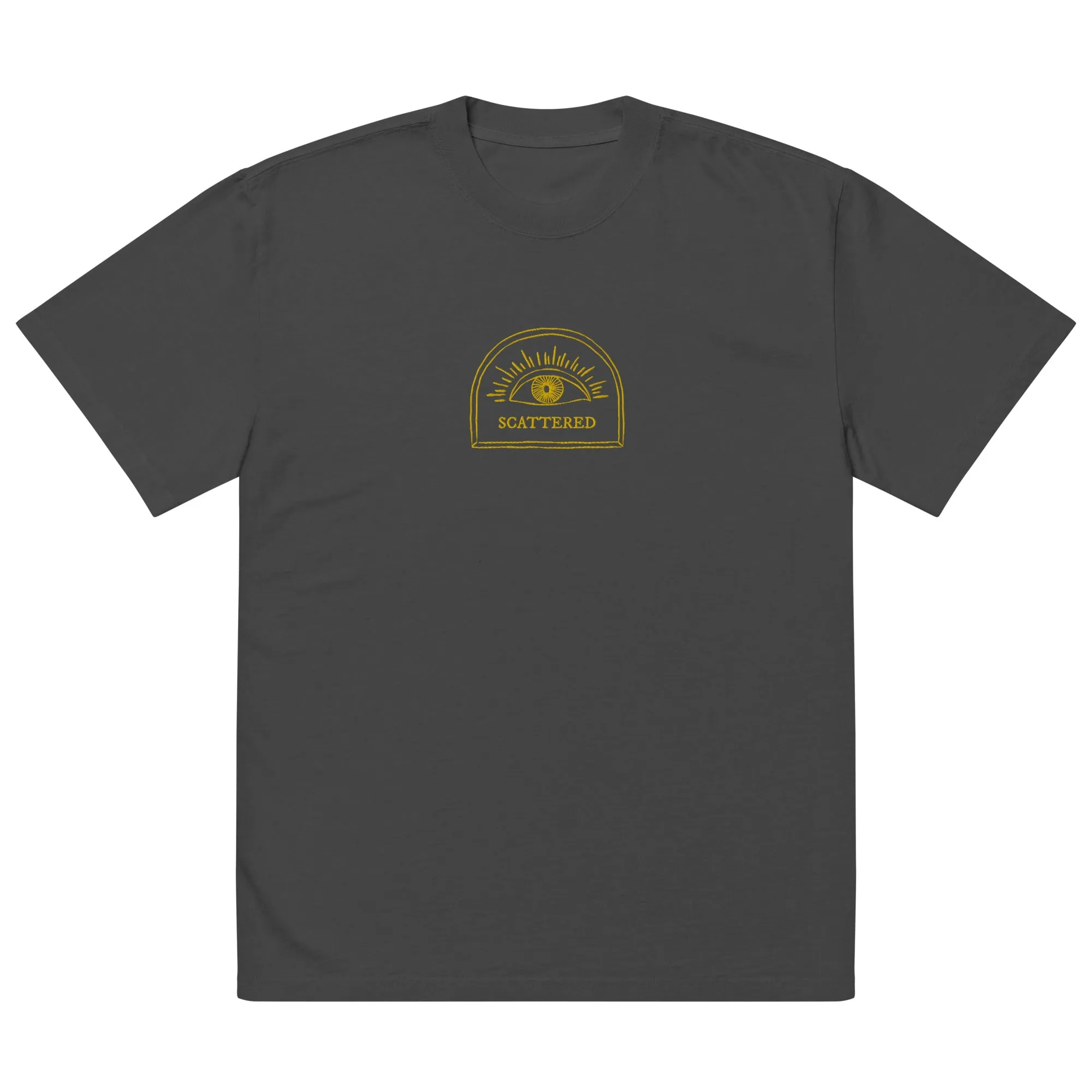 Scattered Eye Logo Faded Loose T-shirt