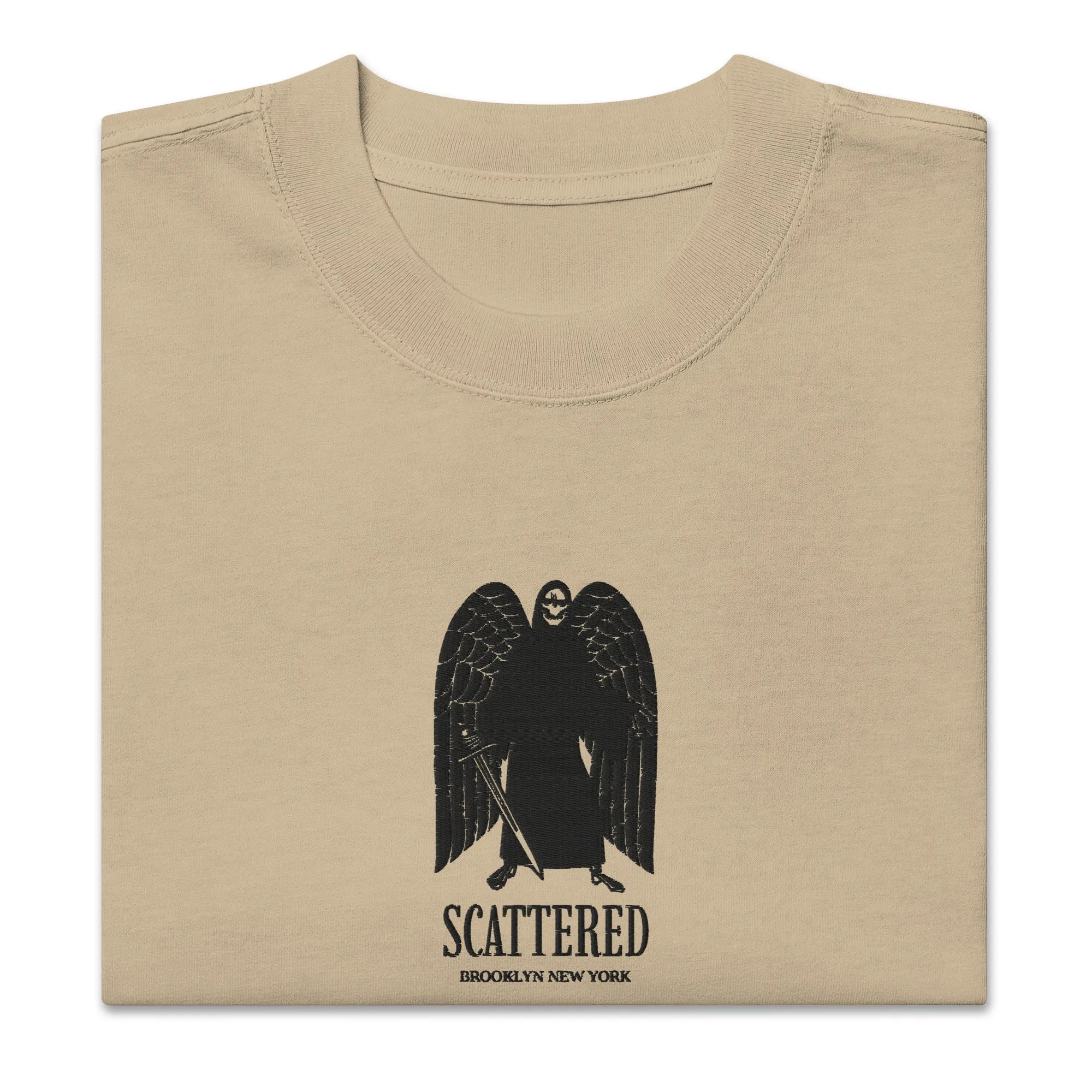 Scattered Grim Embroidered T-shirt