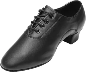 Shoes Boys Modern Dance Shoes Prom Ballroom Latin Dance Shoes Solid Color Lace Up Leather Shoes Toddler Boy Shoes