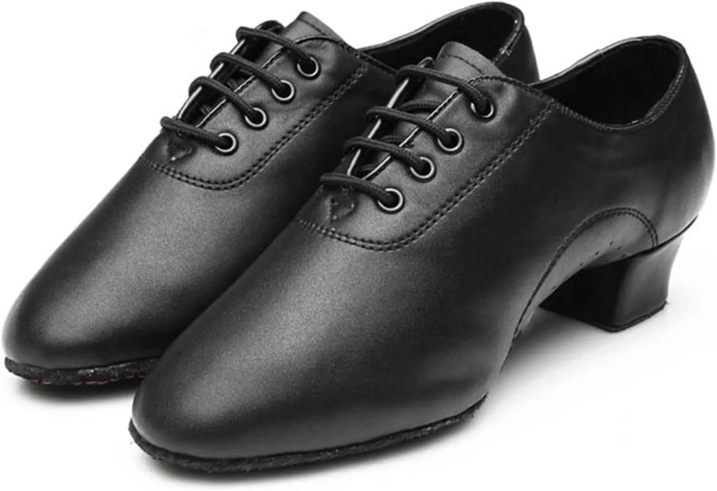 Shoes Boys Modern Dance Shoes Prom Ballroom Latin Dance Shoes Solid Color Lace Up Leather Shoes Toddler Boy Shoes