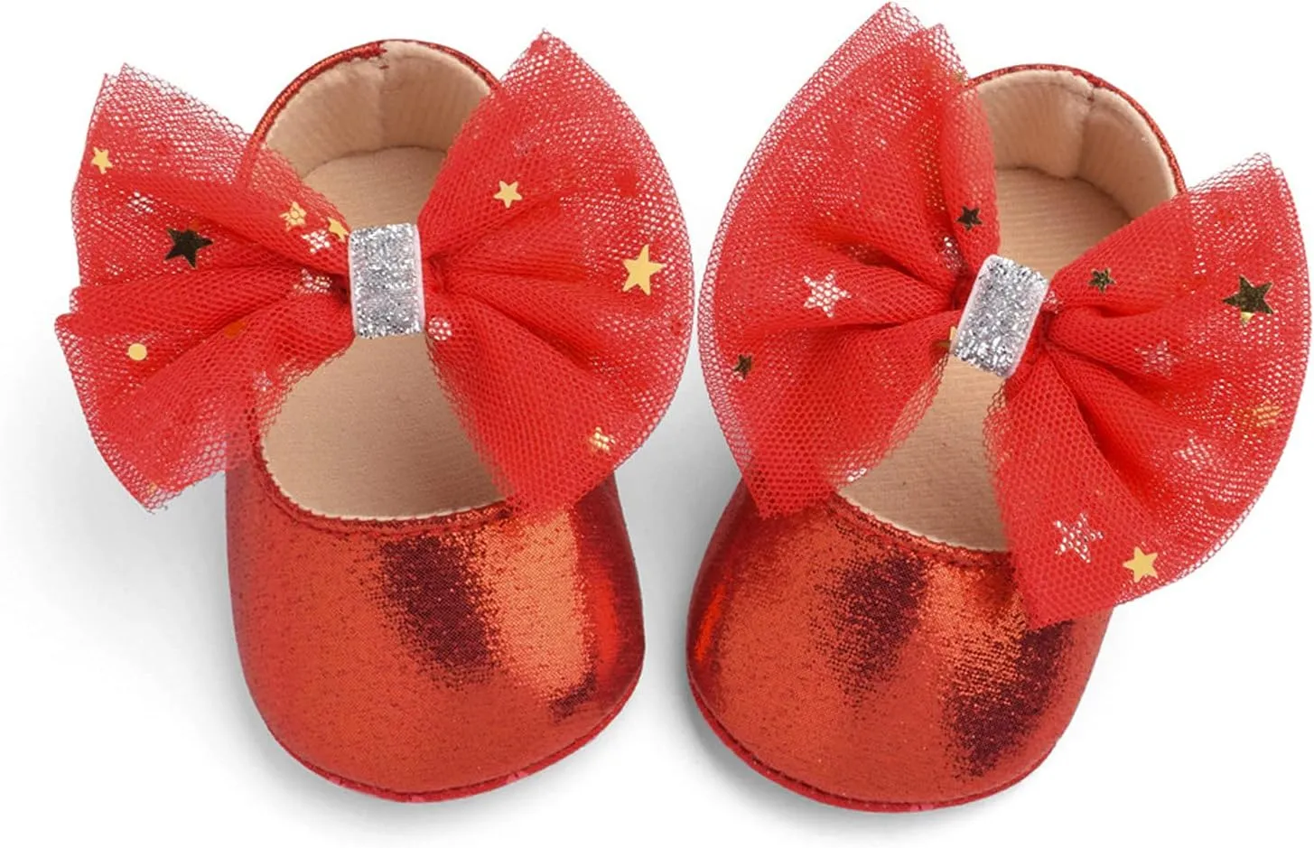 Shoes for Girls Size 9 Toddler Baby Shoes Mary Girls Dress Rubber Flat Sole Bowknot 18 24 Month Baby Shoes