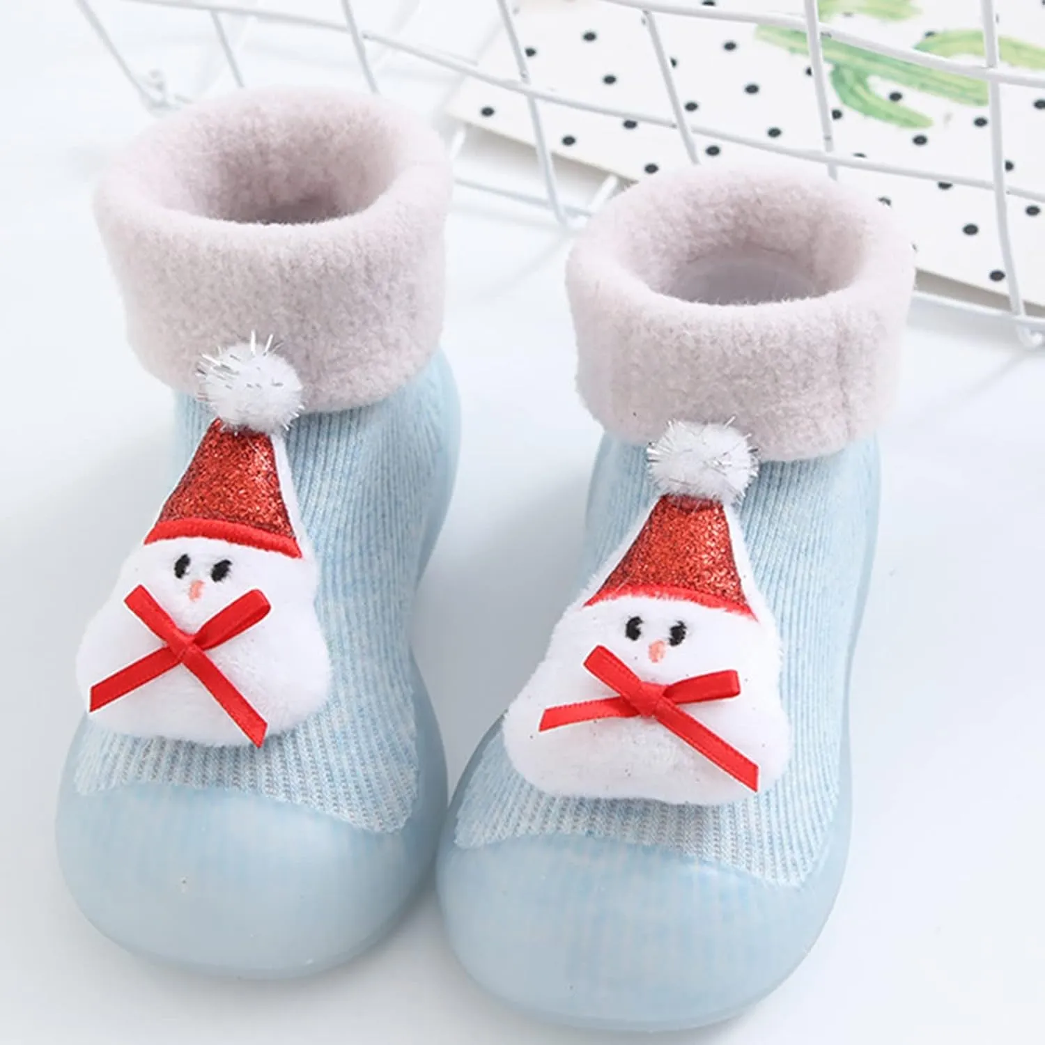 Shoes for Kids,Snow Christmas Baby Socks Shoes Children Baby Socks Cartoon Baby Toddler Floor Socks Shoes Boy Shoes