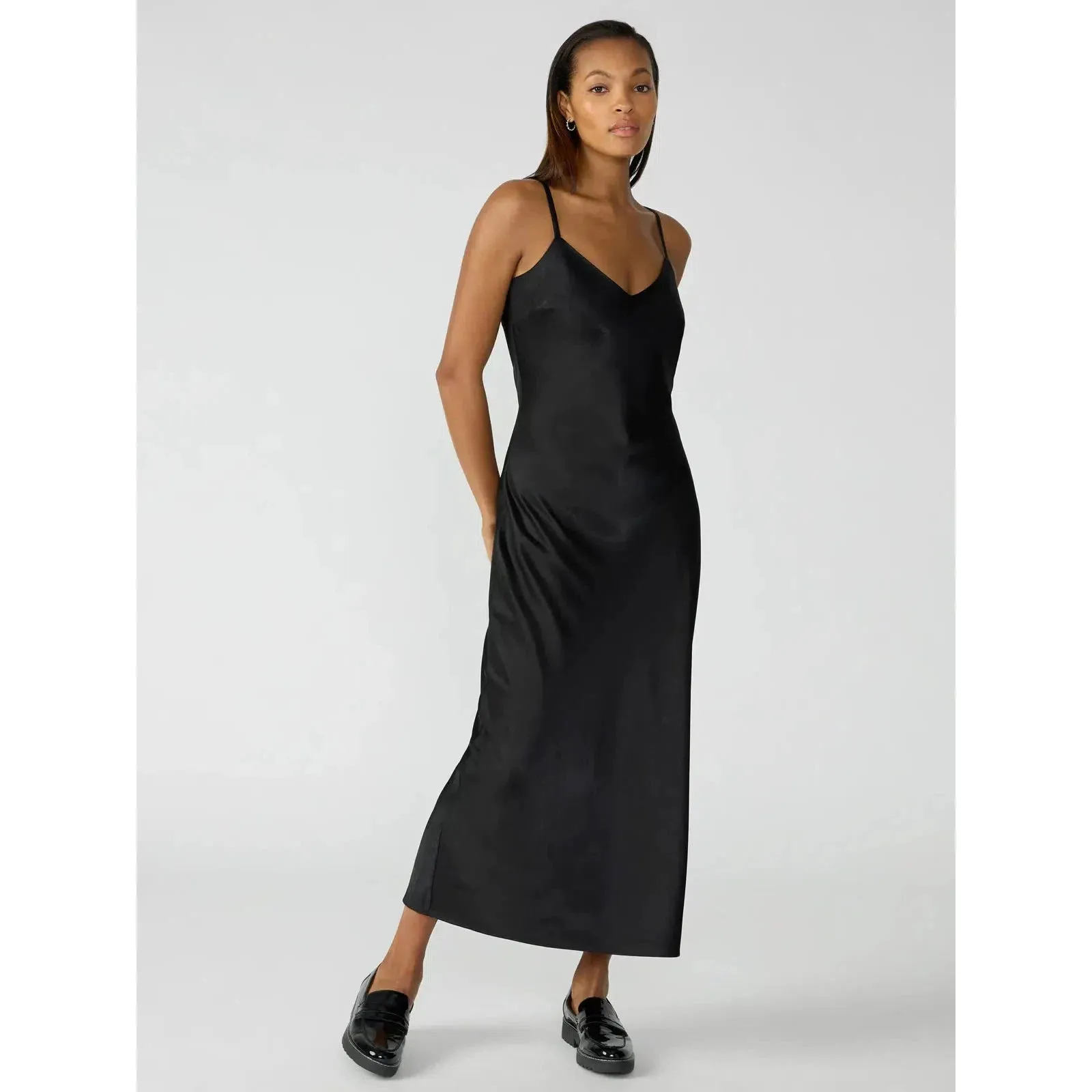 SLIP MIDI DRESS