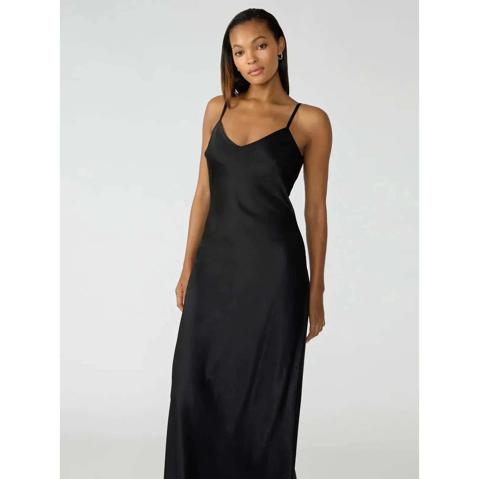 SLIP MIDI DRESS