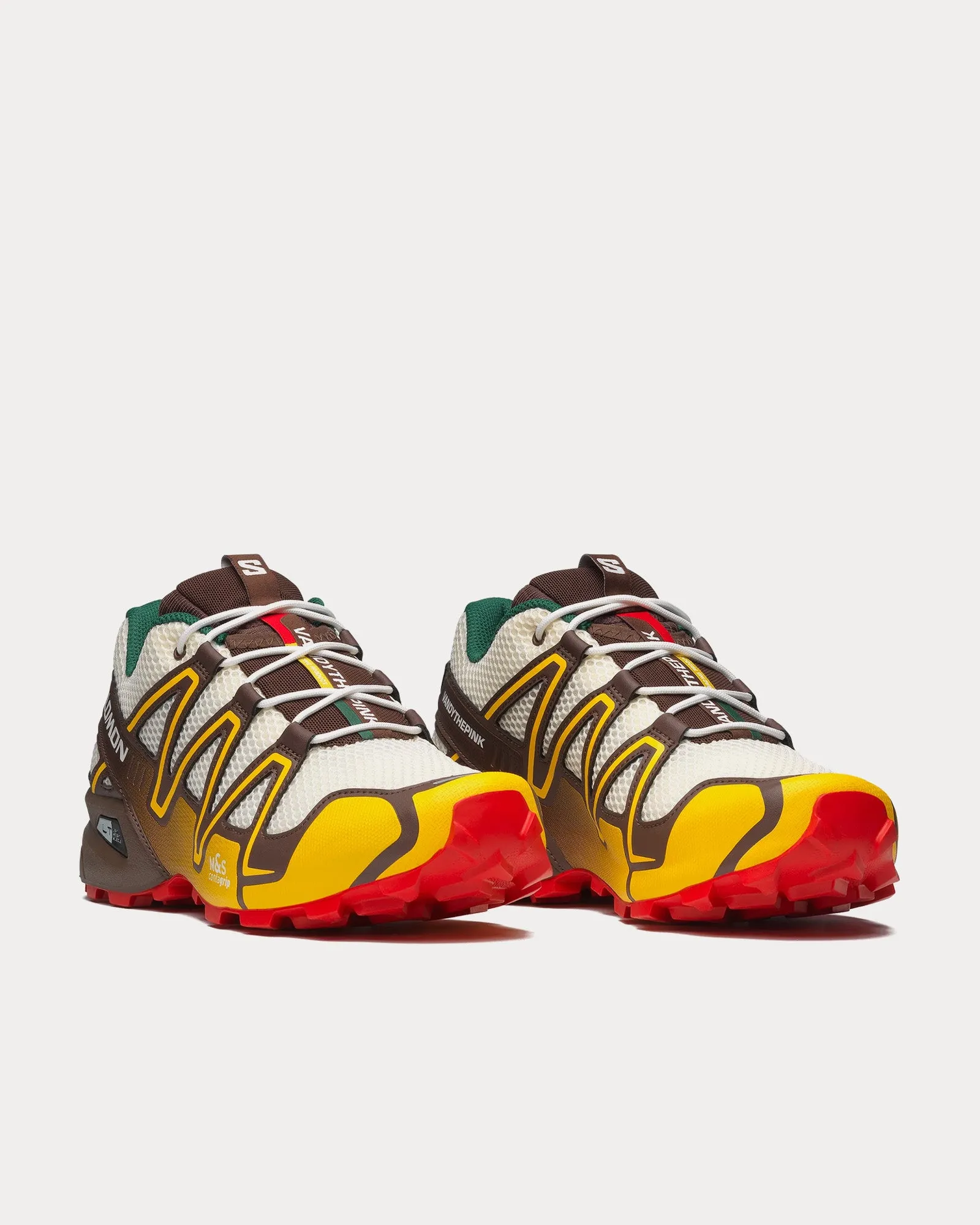 Speedcross 3 Vanilla Ice / Shopping Bag / Posy Green Low Top Sneakers