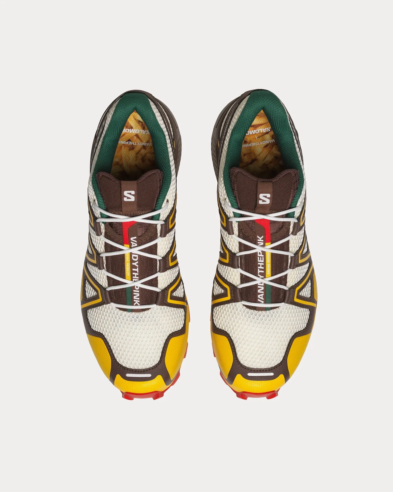 Speedcross 3 Vanilla Ice / Shopping Bag / Posy Green Low Top Sneakers