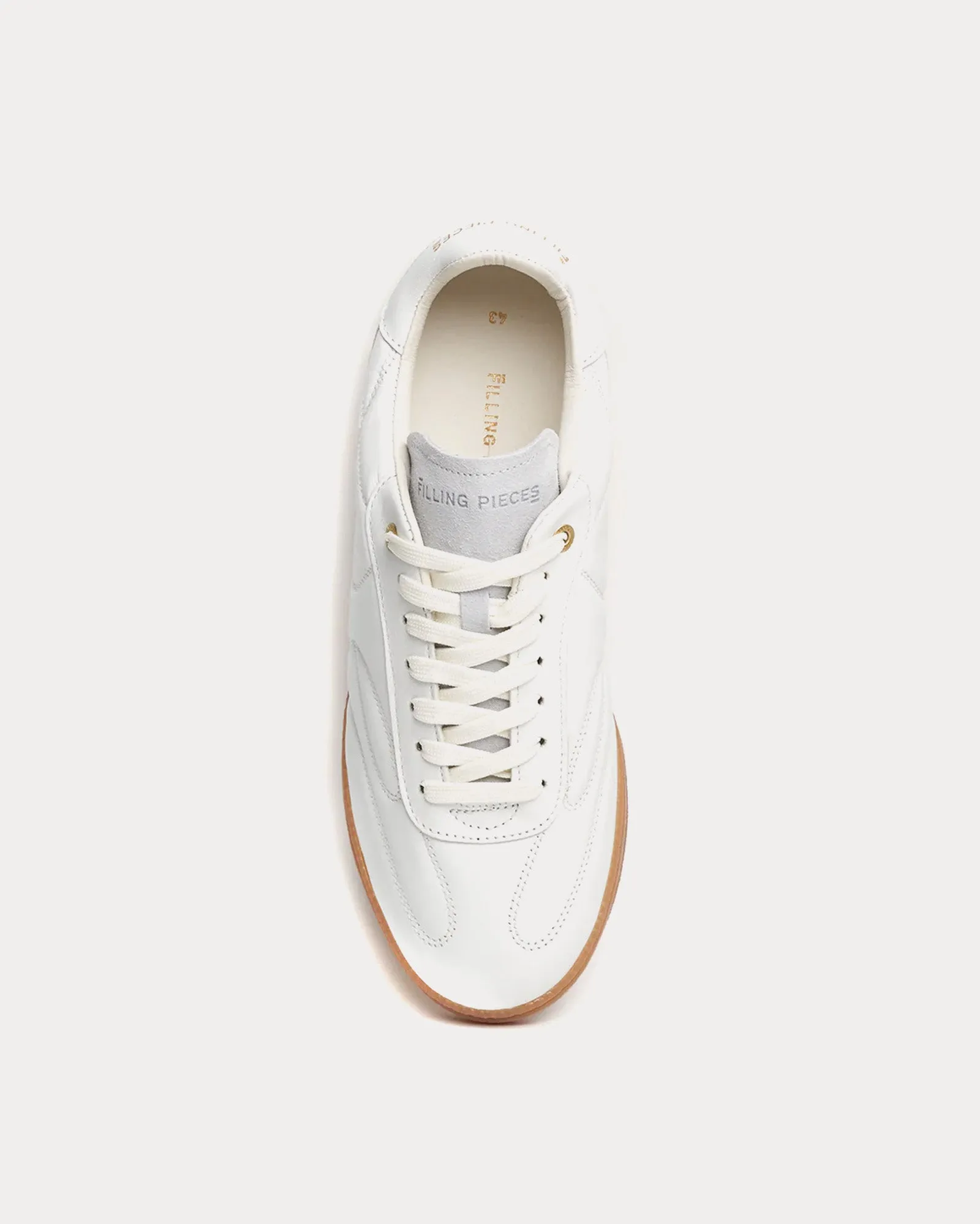 Sprinter Fussquilt White Low Top Sneakers