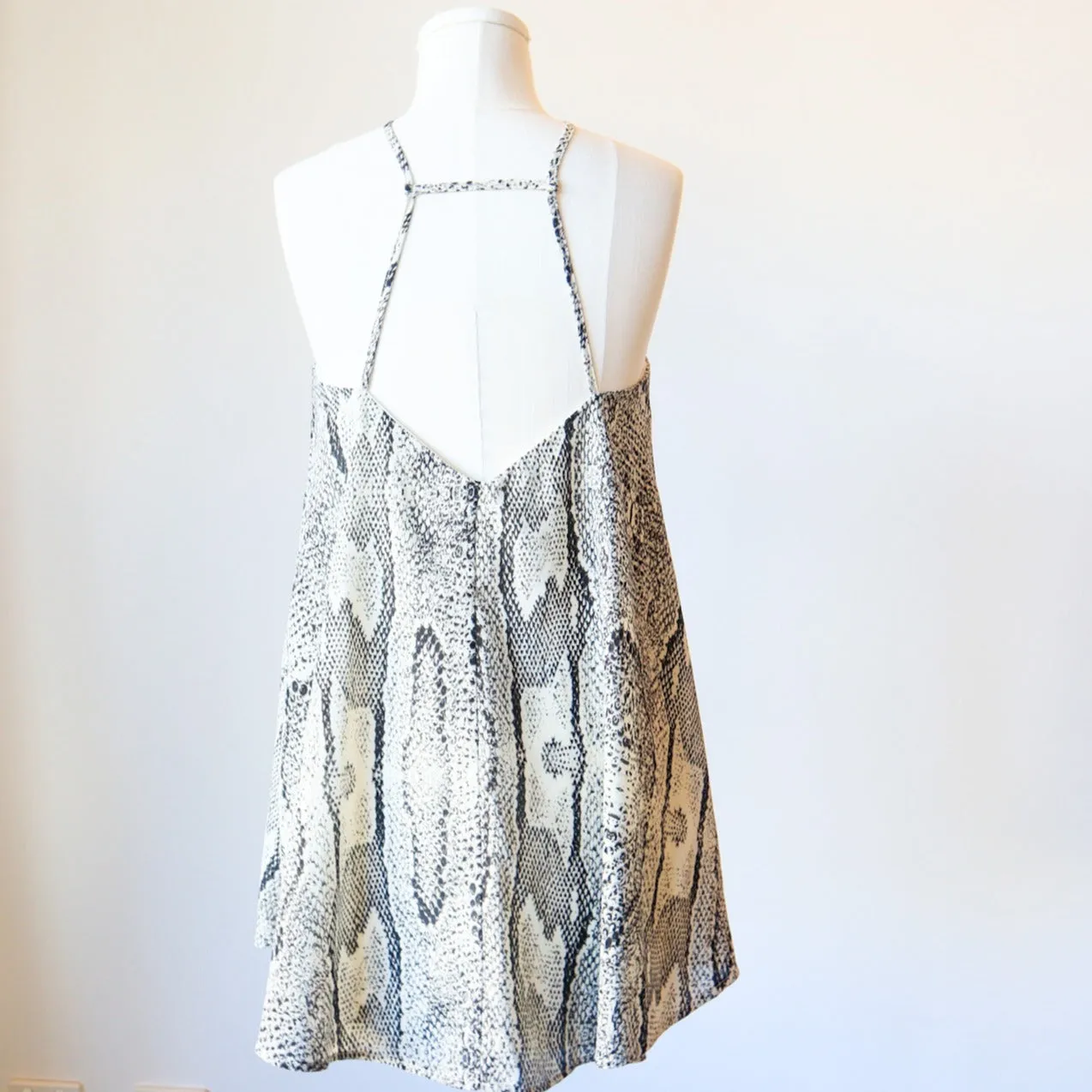 Stella Forest Snake Print Mini Slip Dress