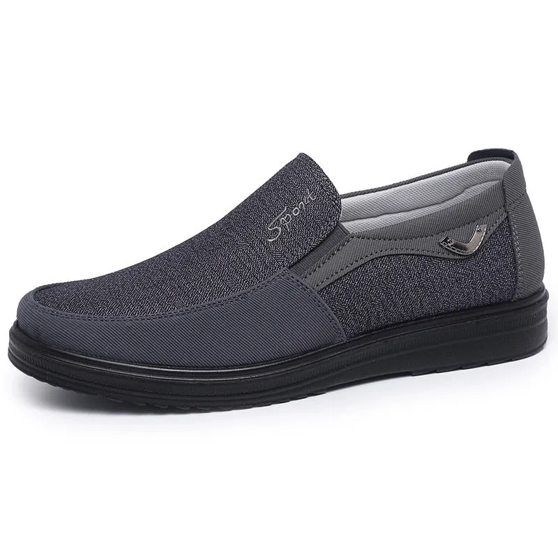 Summer Classic Men Breathable Walking Canvas Shoes