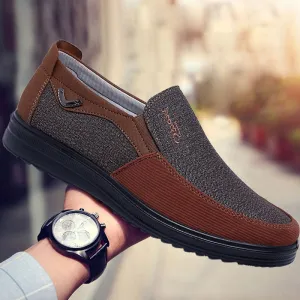 Summer Classic Men Breathable Walking Canvas Shoes