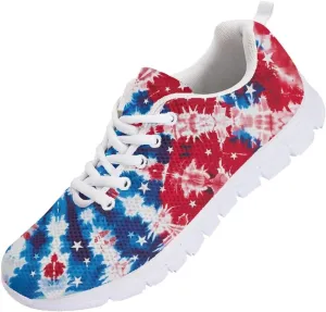 SYtrade Women's Running Shoes Lace Up Walking Tennis Sneakers White Sole