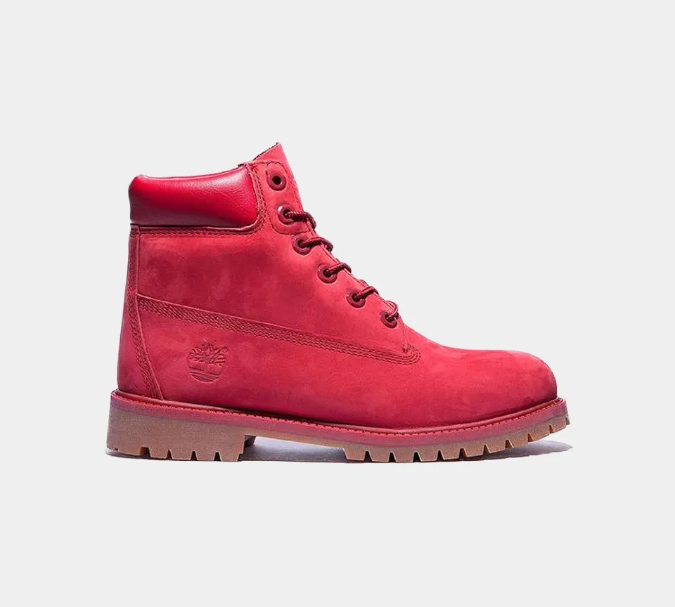Timberland Red 6 Inch Premium Waterproof Boots