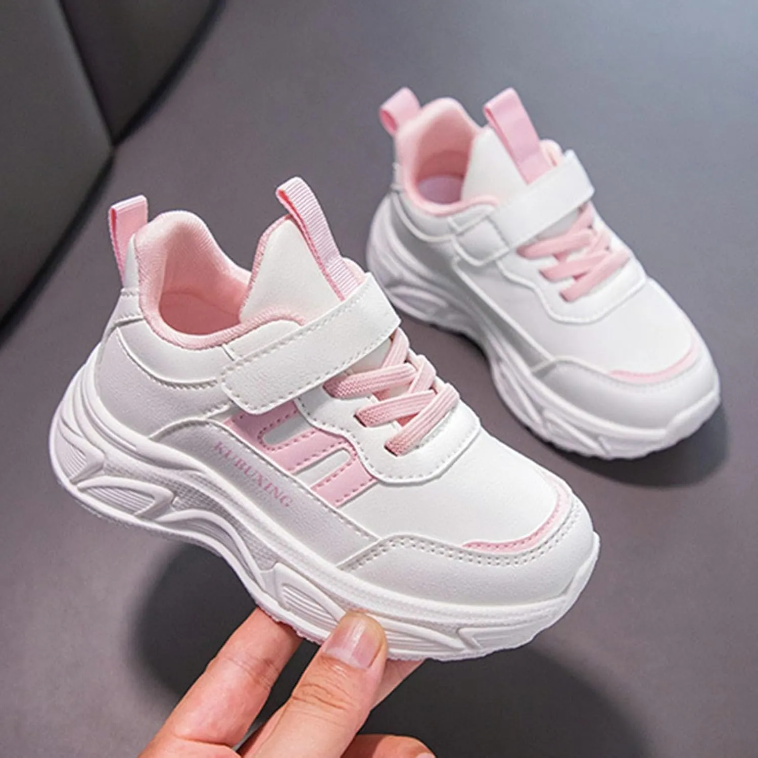 Toddler Big Kids Shoes Boys Girls Breathable Sneakers Athletic Running Shoes Casual White Sneakers for Toddler Girls