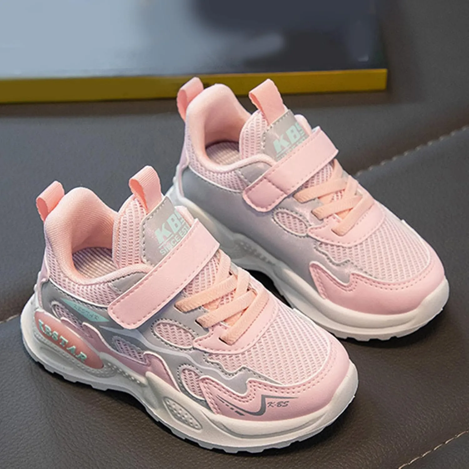 Toddler Boys Sneakers Fashion All Seasons Children Sports Girls Flat Lightweight Mesh Breathable and Breathable Shoes