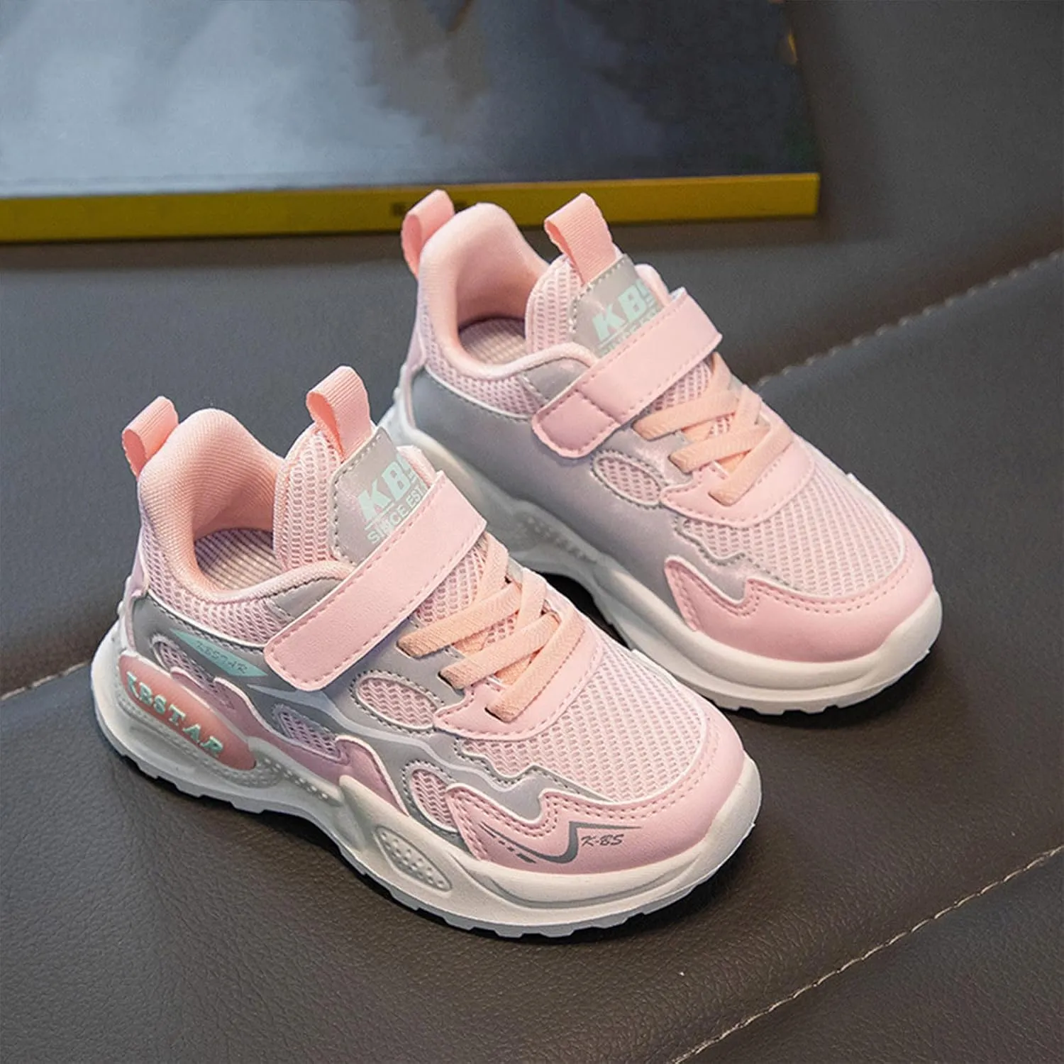 Toddler Boys Sneakers Fashion All Seasons Children Sports Girls Flat Lightweight Mesh Breathable and Breathable Shoes
