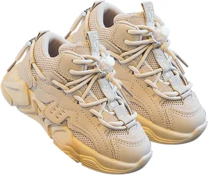 Toddler Shoes New Multi Color Solid Mesh Lightweight and Breathable Children's Rubber Sole Shoes Breathable Sneakers
