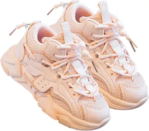 Toddler Shoes New Multi Color Solid Mesh Lightweight and Breathable Children's Rubber Sole Shoes Breathable Sneakers