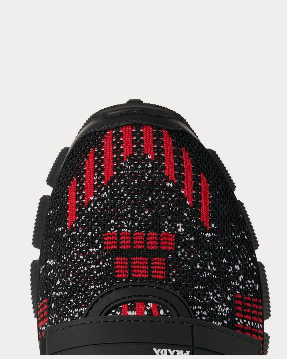 Trail Rubber-Trimmed Mesh  Red low top sneakers