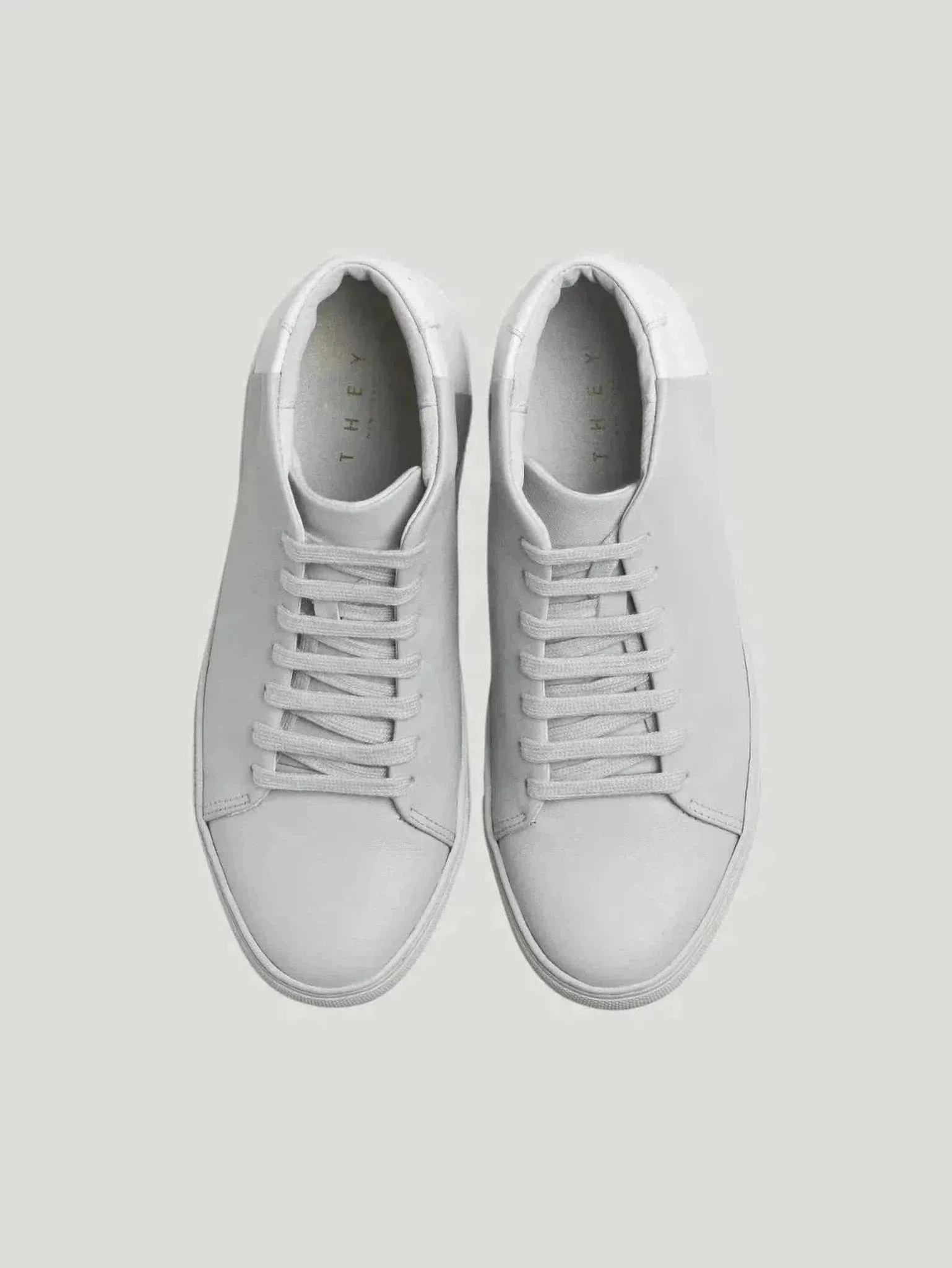 Two-Tone Nappa Mid Top Sneakers | Italian Nappa Leather & Suede | Stylish Comfort with Arch Support | One Posh Closet