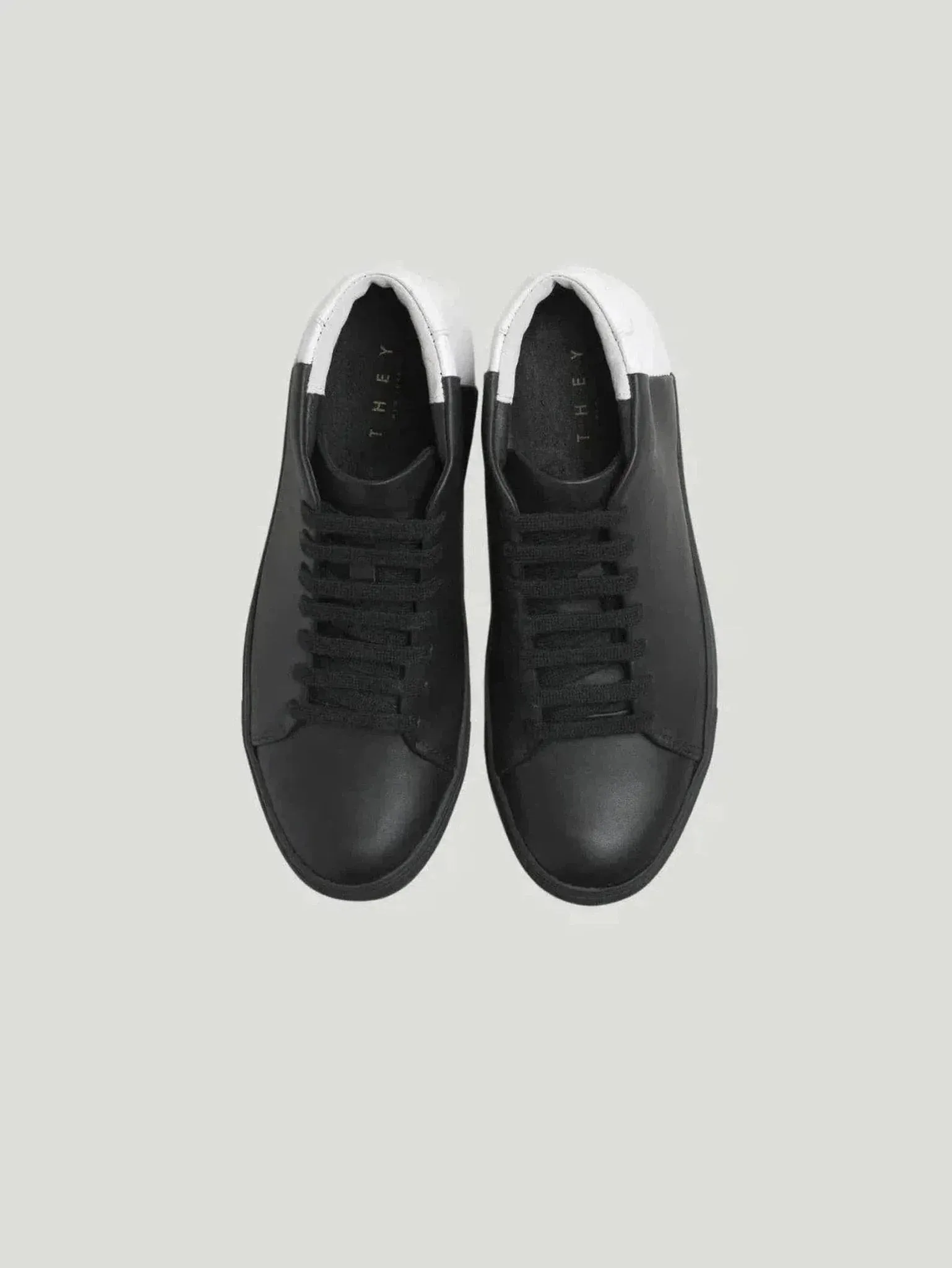 Two-Tone Nappa Mid Top Sneakers | Italian Nappa Leather & Suede | Stylish Comfort with Arch Support | One Posh Closet