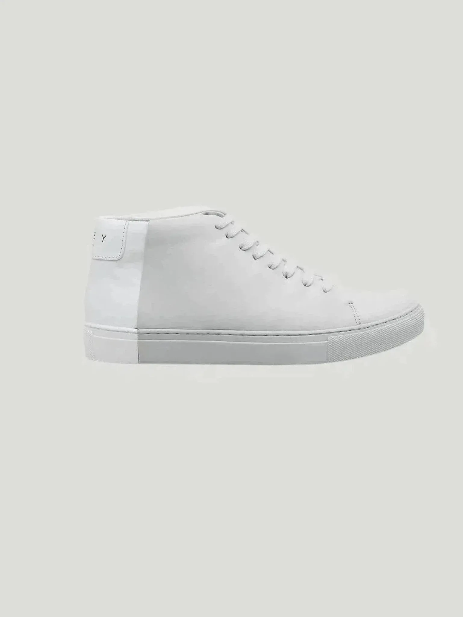Two-Tone Nappa Mid Top Sneakers | Italian Nappa Leather & Suede | Stylish Comfort with Arch Support | One Posh Closet