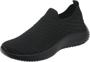 Walking Shoes Women Slip On Comfortable Lightweight Breathable Sock Shoe Casual Mesh Non Slip Tennis Workout Running Sneakers