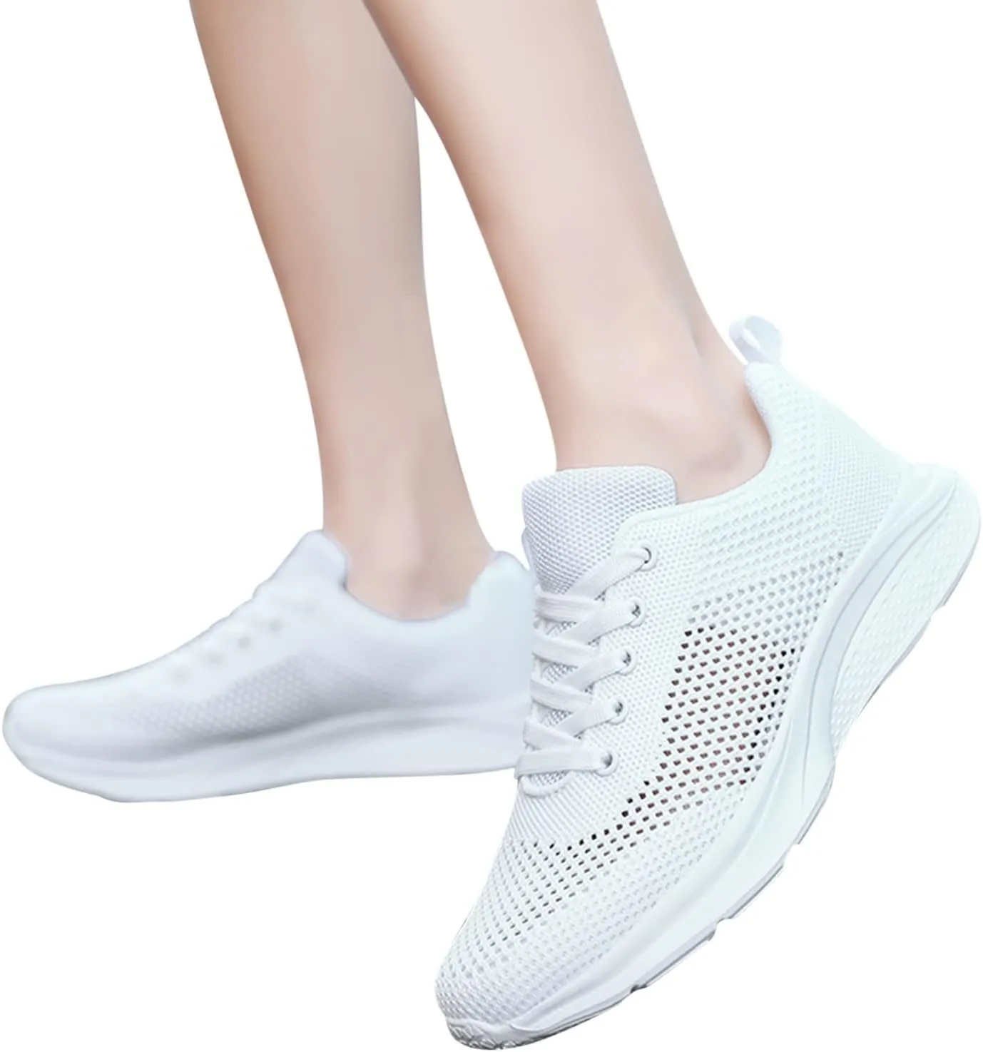 Women's Comfortable Walking Running Tennis Shoes Lace Up Mens Dress Shoes Breathable Women's Shoes Casual Chunky Sneakers Platform Tennis Shoe Trainers Shoe