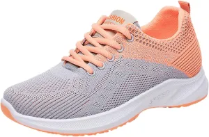 Womens Lace Up Walking Shoes Memory Foam Lightweight Comfort Running Shoes for Men Walking Men's Shoes Casual Brown Sneakers Black Tennis Shoe Cross Trainer Shoe