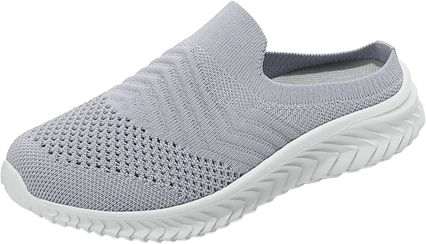 Women's Orthopedic Clogs with Air Cushion Support to Reduce Back and Knee Pressure Mesh Shoes Slip-On Slippers