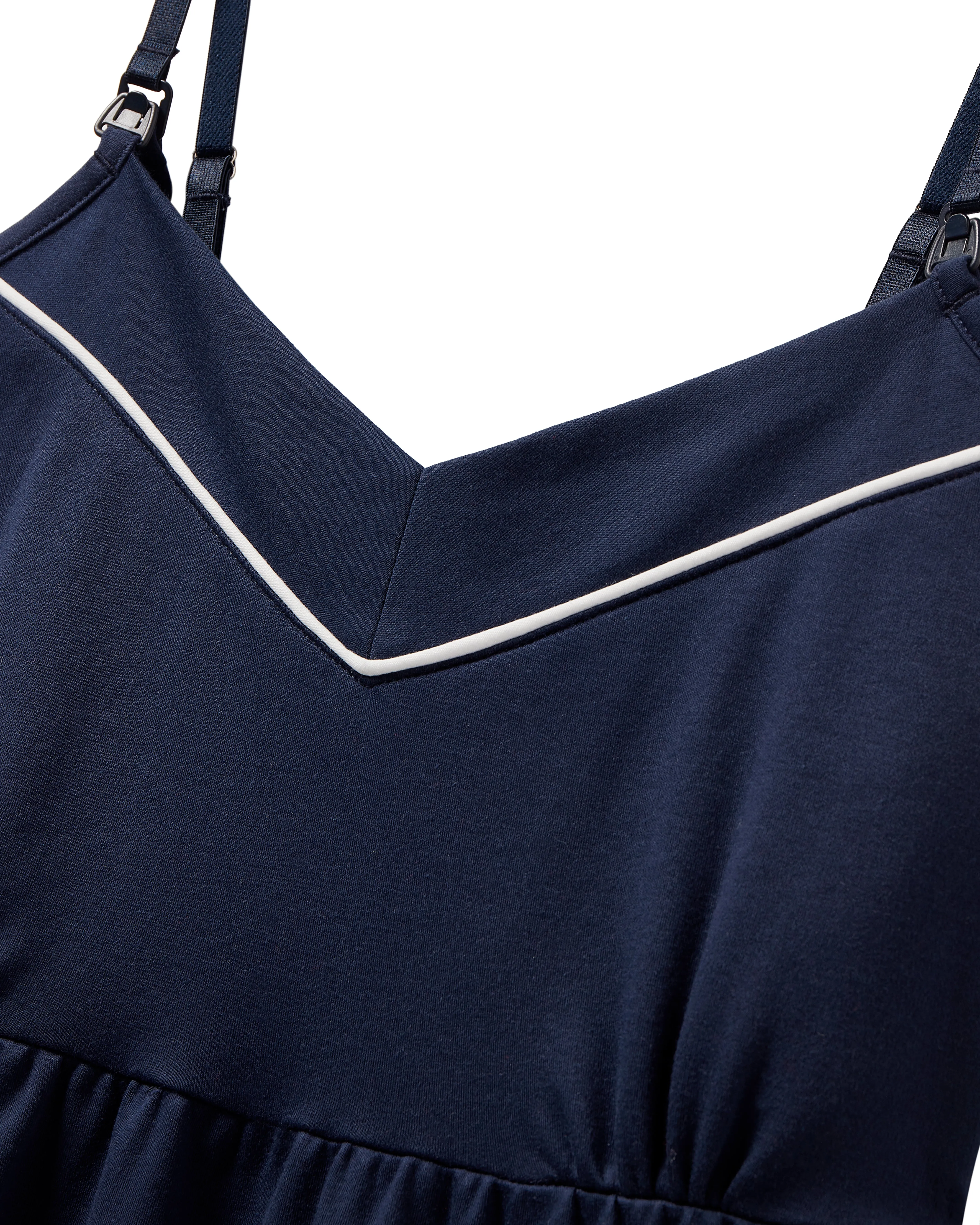 Women's Pima Maternity Nightgown in Navy