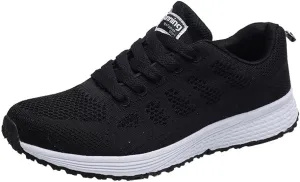Women's Running Walking Tennis Shoes Comfortable Lace Up Non Slip Work Shoes Women Sport Shoes Casual Fashion Sneakers Waterproof Tennis Shoe Cross Trainer Shoe