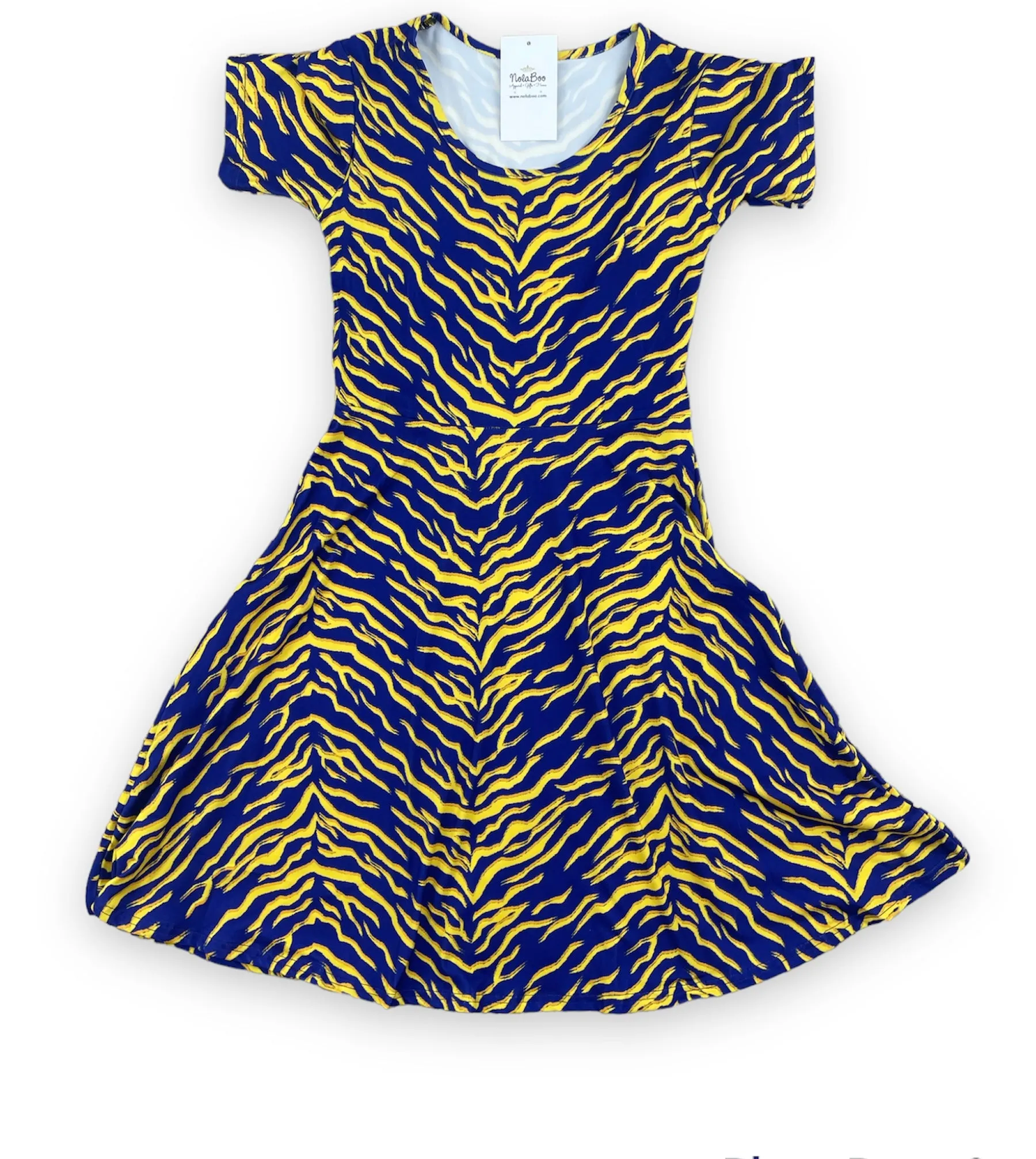 Womens Tiger Stripe Spirit Gameday Dress