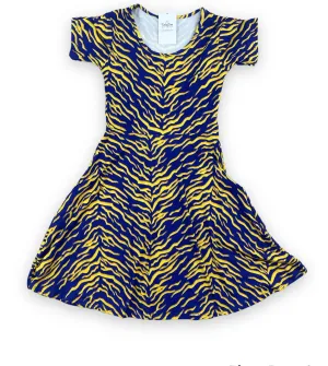 Womens Tiger Stripe Spirit Gameday Dress