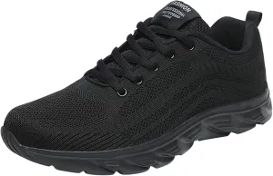 Women's Walking Shoes Mesh Breathable Lightweight Fashion Tennis Shoes Men Walking White Casual Shoes Waterproof Sneakers Brown Tennis Shoe Trainers Shoe