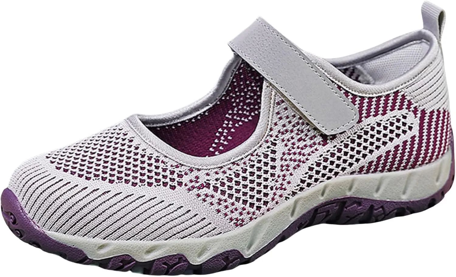 Womens Walking Shoes Slip on Memory Foam Non Slip Comfortable Running Shoes Breathable Gym Workout Shoes Fashion Lace Up Sneakers